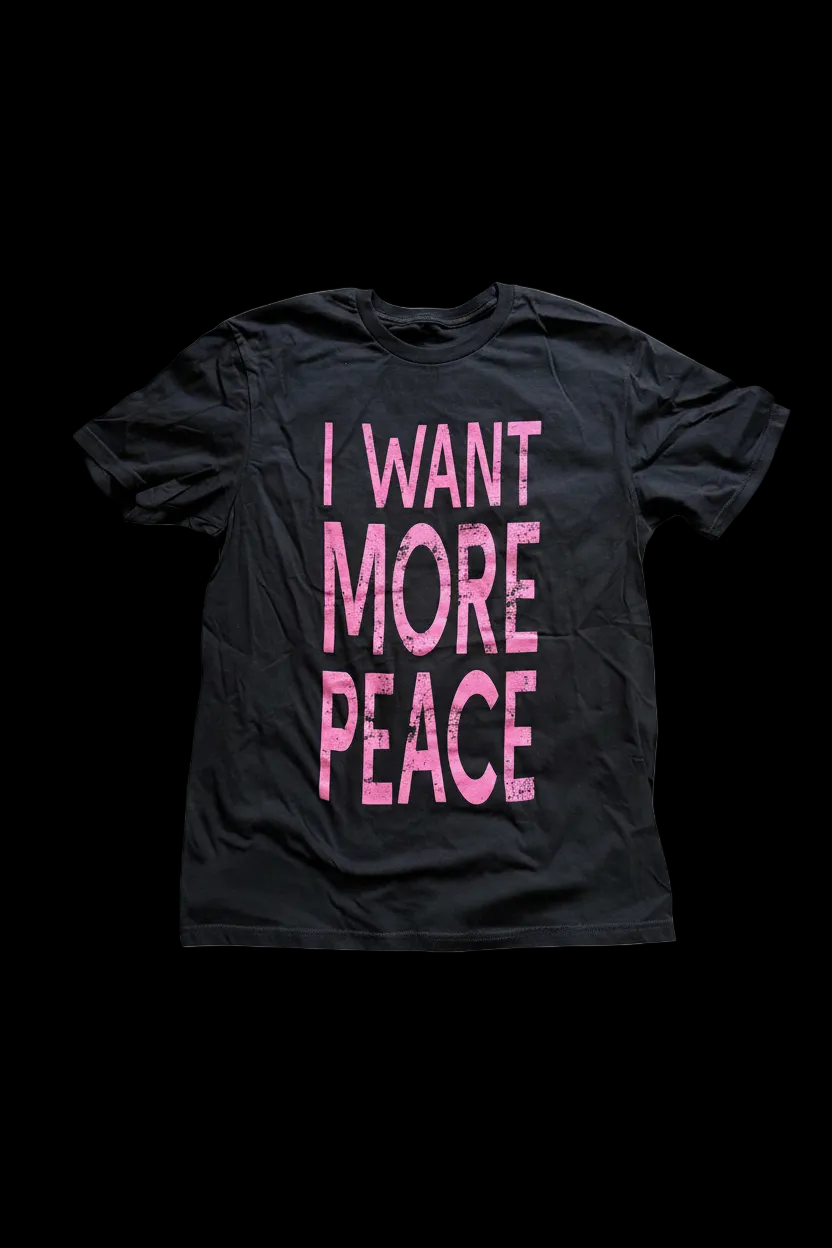 I want more peace